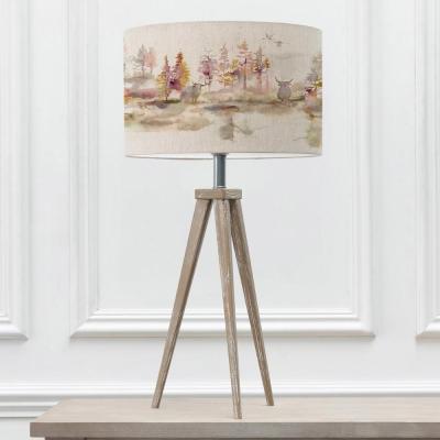 Voyage Maison Caledonian Forest Eva Aratus Grey And Linen Complete Table Lamp