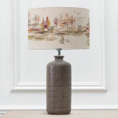 Voyage Maison Caledonian Forest Eva Inopia Grey And Linen Complete Table Lamp