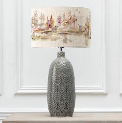 Voyage Maison Caledonian Forest Eva Jadis Grey And Linen Complete Table Lamp