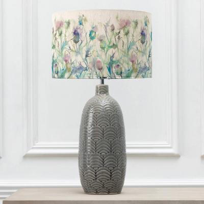 Voyage Maison Cirsium Eva Jadis Grey And Damson Complete Table Lamp