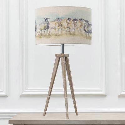 Voyage Maison Come By Eva Aratus Grey And Linen Complete Table Lamp