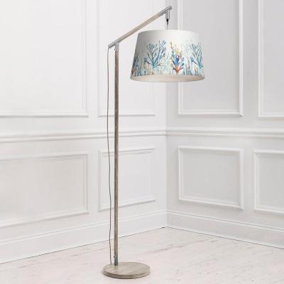 Voyage Maison Coral Reef Quintus Taper And Quintus Grey And Cobalt Complete Floor Lamp