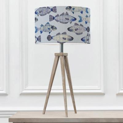 Voyage Maison Cove Eva Aratus Grey And Cobalt Complete Table Lamp