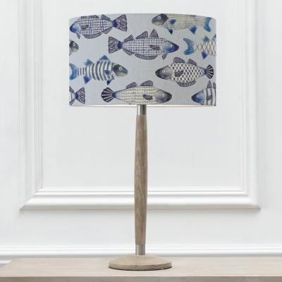 Voyage Maison Cove Eva Solensis Grey And Cobalt Table Lamp