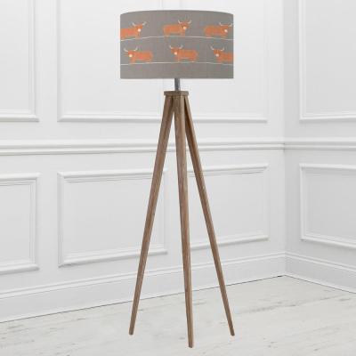 Voyage Maison Dougal Eva Aratus Grey And Granite Complete Floor Lamp