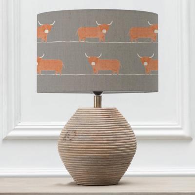 Voyage Maison Dougal Eva Cerys White And Granite Complete Table Lamp