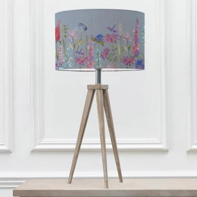 Voyage Maison Florabunda Eva Aratus Grey And Bluebell Complete Table Lamp