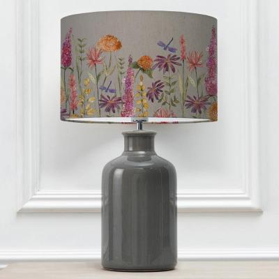 Voyage Maison Florabunda Eva Elspeth Grey And Russet Complete Table Lamp