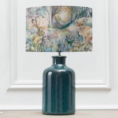 Voyage Maison Fox And Hare Eva Elspeth Aqua And Linen Complete Table Lamp