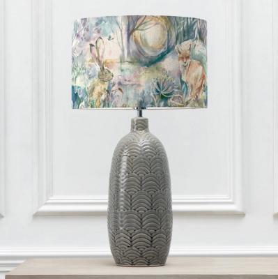 Voyage Maison Fox And Hare Eva Jadis Grey And Linen Complete Table Lamp