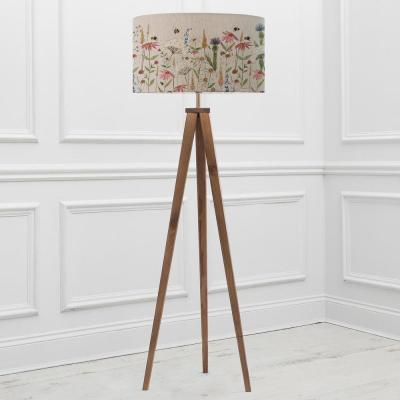 Voyage Maison Hermione Eva Aratus Nut And Linen Complete Floor Lamp