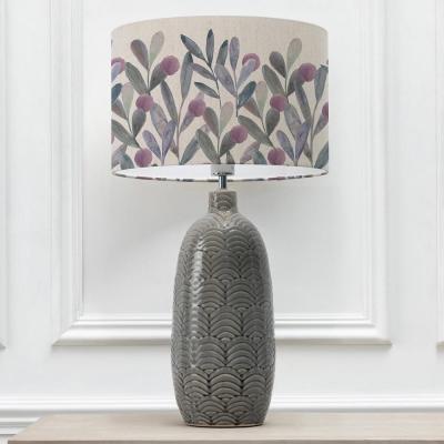 Voyage Maison Katsura Eva Jadis Grey And Violet Complete Table Lamp