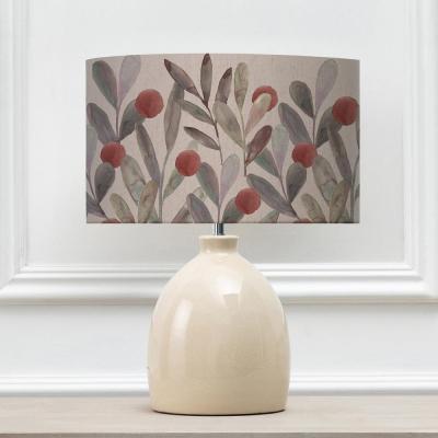 Voyage Maison Katsura Eva Leura Cream And Mulberry Complete Table Lamp