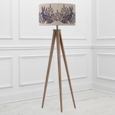 Voyage Maison Kensuri Eva Aratus Grey And Violet Complete Floor Lamp