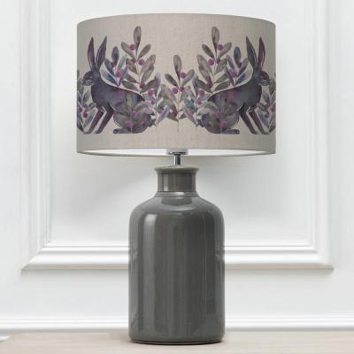 Voyage Maison Kensuri Eva Elspeth Grey And Violet Complete Table Lamp