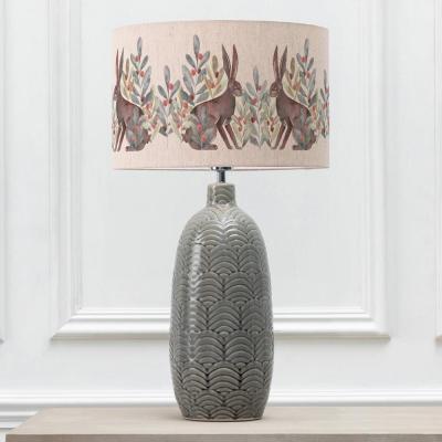 Voyage Maison Kensuri Eva Jadis Grey And Mulberry Complete Table Lamp