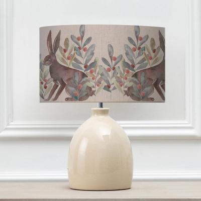 Voyage Maison Kensuri Eva Leura Cream And Mulberry Complete Table Lamp