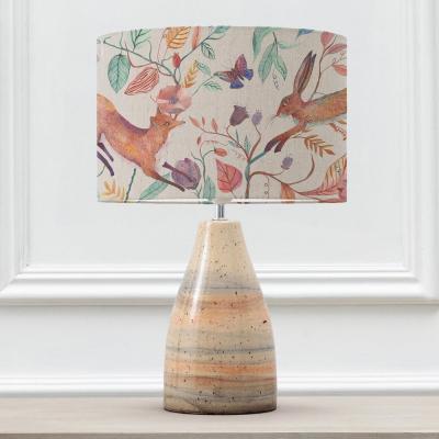 Voyage Maison Leaping Into The Fauna Eva Japura Sandstone And Linen Complete Table Lamp