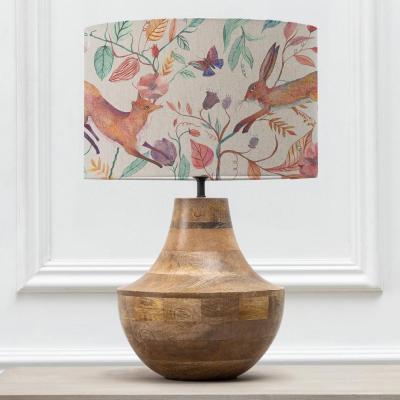 Voyage Maison Leaping Into The Fauna Eva Leven Mango And Linen Complete Table Lamp