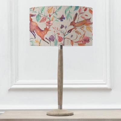 Voyage Maison Leaping Into The Fauna Eva Solensis Grey And Linen Complete Table Lamp