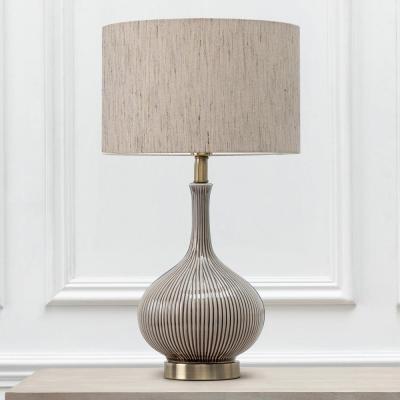 Voyage Maison Otaru Eva Ursula Silver And Bamboo Complete Table Lamp