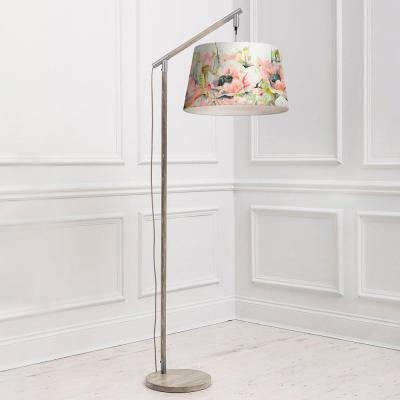 Voyage Maison Papavera Quintus Taper And Quintus Grey And Sweetpea Complete Floor Lamp