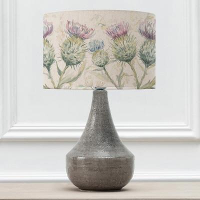 Voyage Maison Thistle Glen Eva Agri Grey And Linen Complete Table Lamp