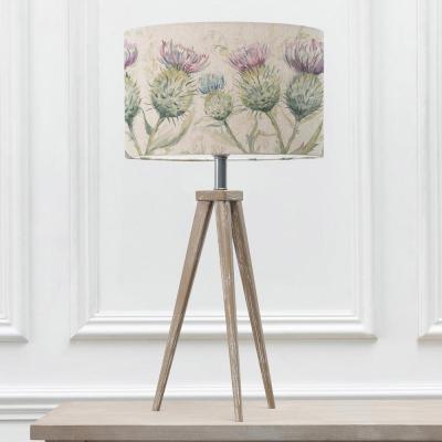 Voyage Maison Thistle Glen Eva Aratus Grey And Linen Complete Table Lamp