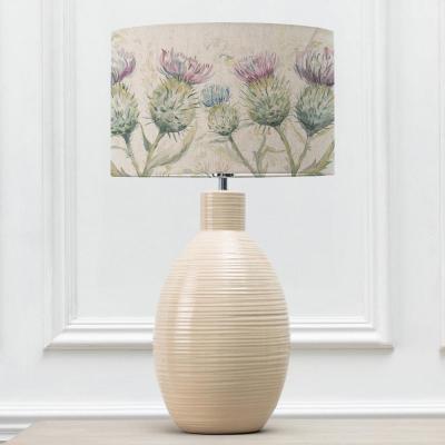 Voyage Maison Thistle Glen Eva Epona Cream And Linen Complete Table Lamp