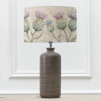 Voyage Maison Thistle Glen Eva Inopia Grey And Linen Complete Table Lamp