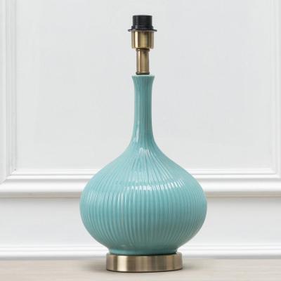 Product photograph of Voyage Maison Ursula Aqua Lamp Base from Choice Furniture Superstore