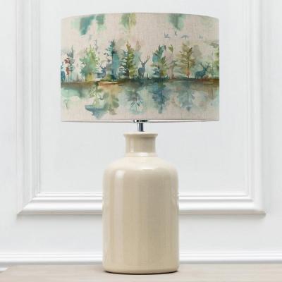 Voyage Maison Wilderness Eva Elspeth Cream And Topaz Complete Table Lamp