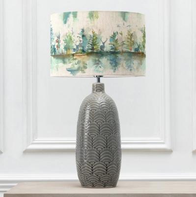 Voyage Maison Wilderness Eva Jadis Grey And Topaz Complete Table Lamp