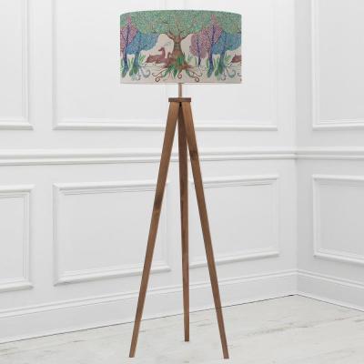 Voyage Maison Willow Woods Eva Aratus Nut And Linen Complete Floor Lamp