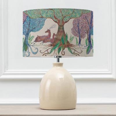 Voyage Maison Willow Woods Eva Leura Cream And Linen Complete Table Lamp