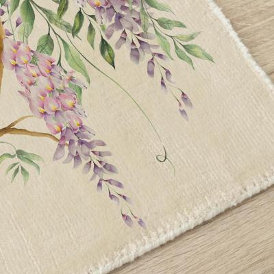 Product photograph of Voyage Maison Mariposa Meadows Mauve Printed Rug from Choice Furniture Superstore