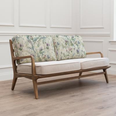 Voyage Maison Cirsium Damson Printed Idris 2 Seater Sofa