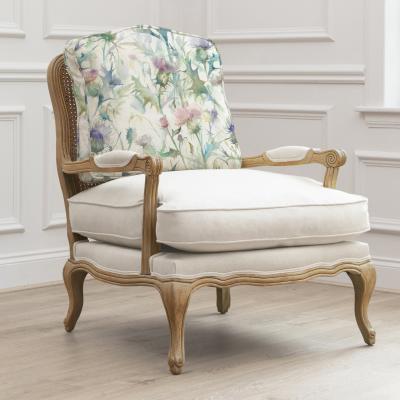 Voyage Maison Cirsium Oak And Damson Printed Florence Armchair