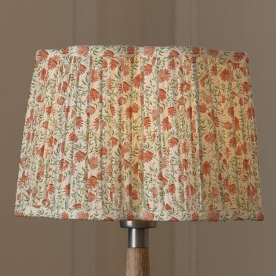 Voyage Maison Elai Pleated Terracotta Orange Scalloped Lamp Shade