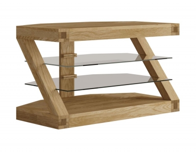 Product photograph of Homestyle Gb Z Designer Oak Corner Tv Unit from Choice Furniture Superstore