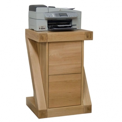 Product photograph of Homestyle Gb Z Designer Oak Filing Cabinet from Choice Furniture Superstore