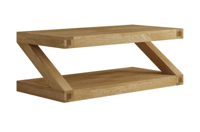 Product photograph of Homestyle Gb Z Designer Oak Large Coffee Table from Choice Furniture Superstore