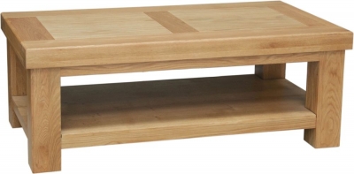 Product photograph of Homestyle Gb Bordeaux Oak Coffee Table from Choice Furniture Superstore
