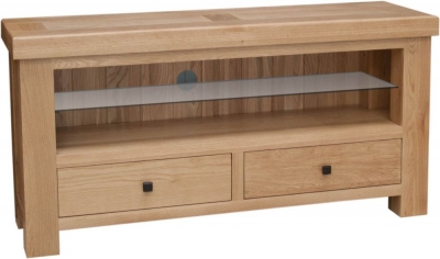 Product photograph of Homestyle Gb Bordeaux Oak Tv Unit from Choice Furniture Superstore