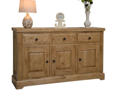 Product photograph of Homestyle Gb Deluxe Oak Large Sideboard from Choice Furniture Superstore