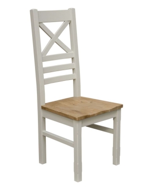 Product photograph of Homestyle Gb Painted Deluxe Cross Back Dining Chair Sold In Pairs from Choice Furniture Superstore