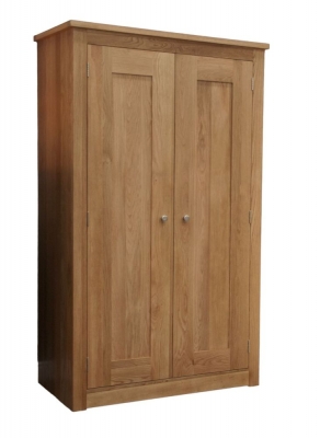 Product photograph of Homestyle Gb Torino Oak 2 Door Wardrobe from Choice Furniture Superstore