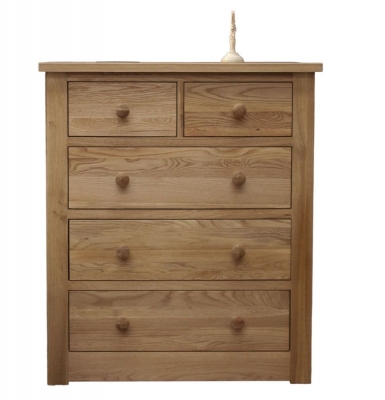 Product photograph of Homestyle Gb Torino Oak 3 2 Drawer Chest from Choice Furniture Superstore