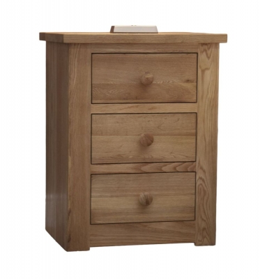 Homestyle GB Torino Oak Large Bedside Cabinet