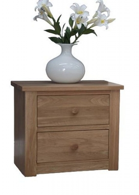 Product photograph of Homestyle Gb Torino Oak Medium Bedside Cabinet from Choice Furniture Superstore
